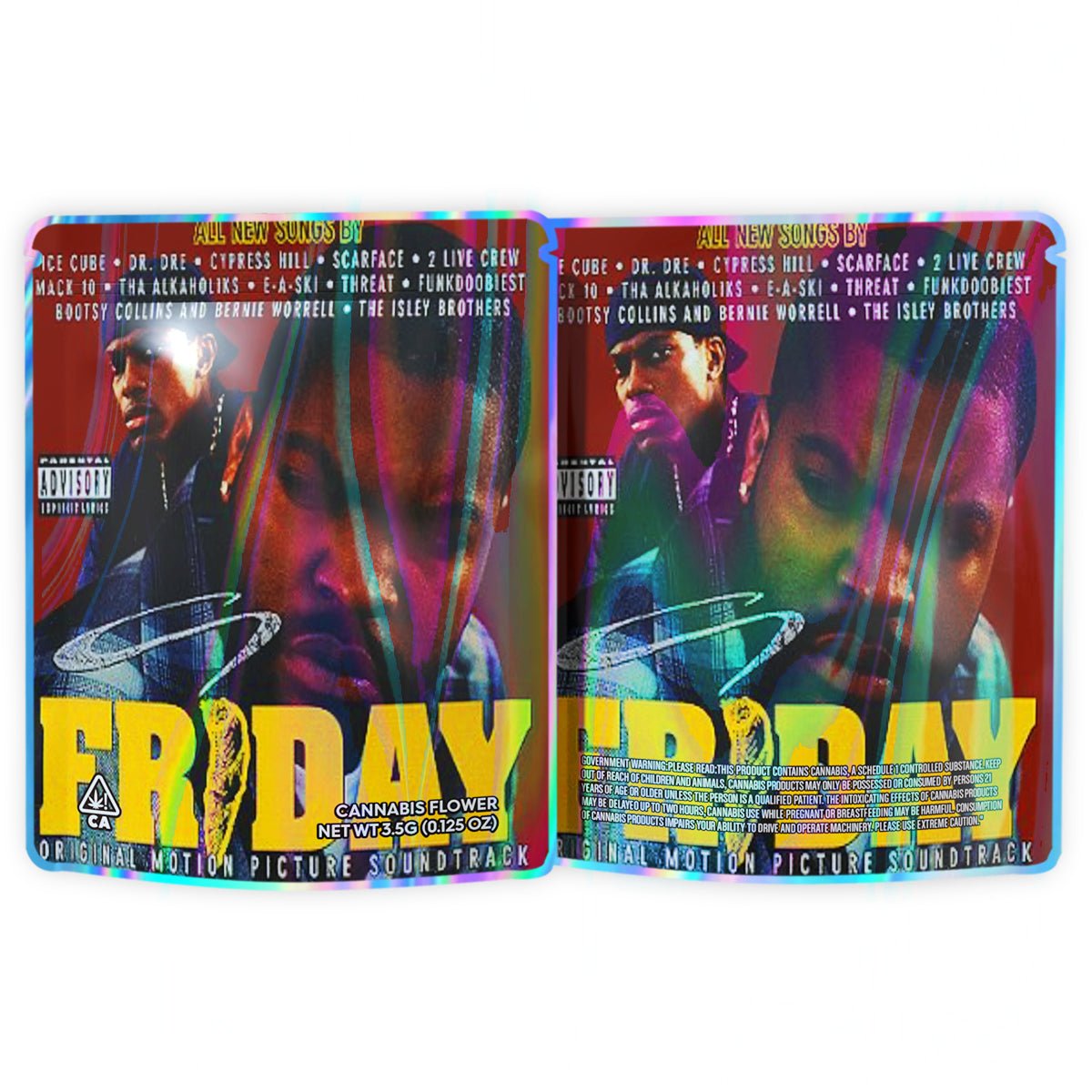 Friday Smoking 3.5G Mylar Bags