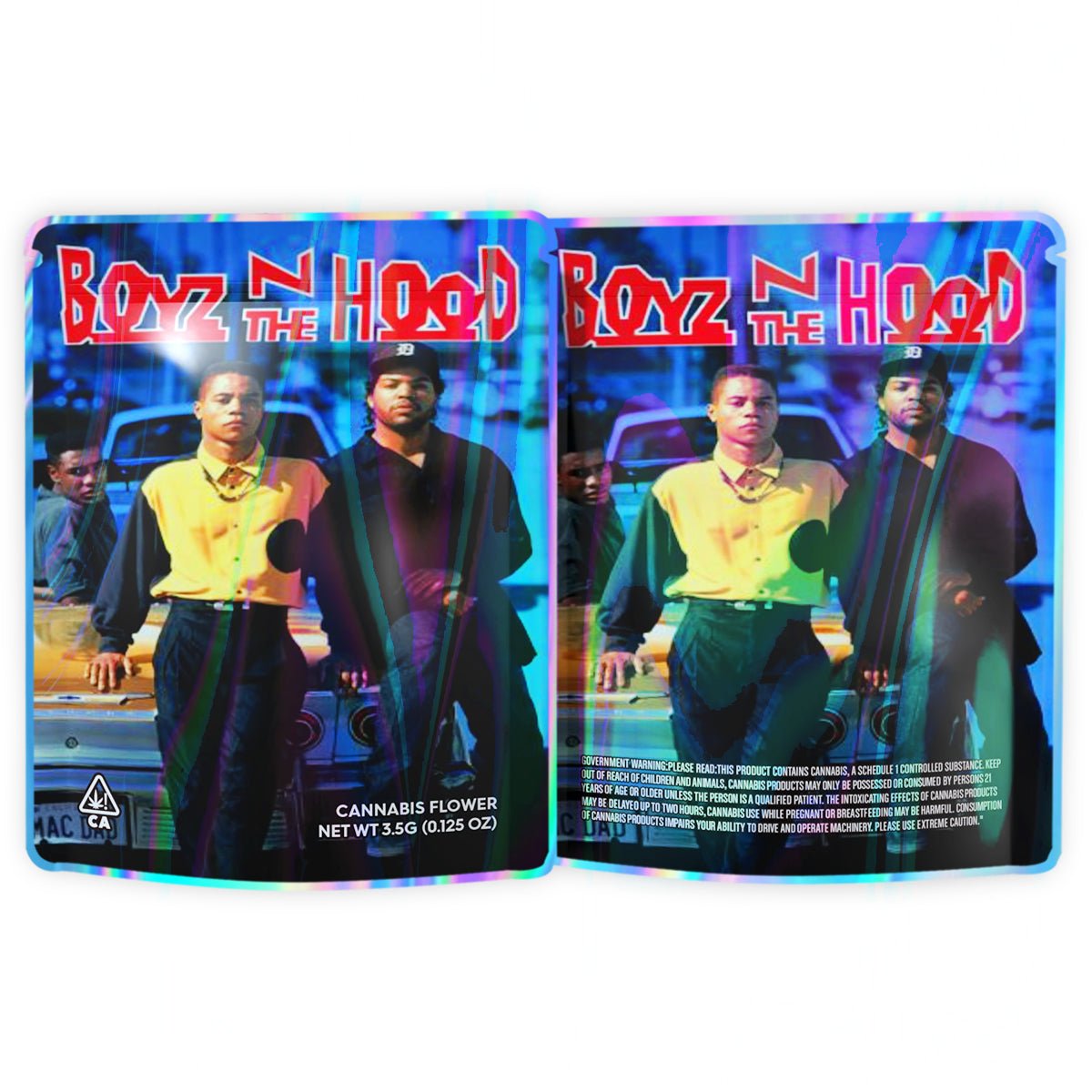 Boyz The Hood 3.5G Mylar Bags