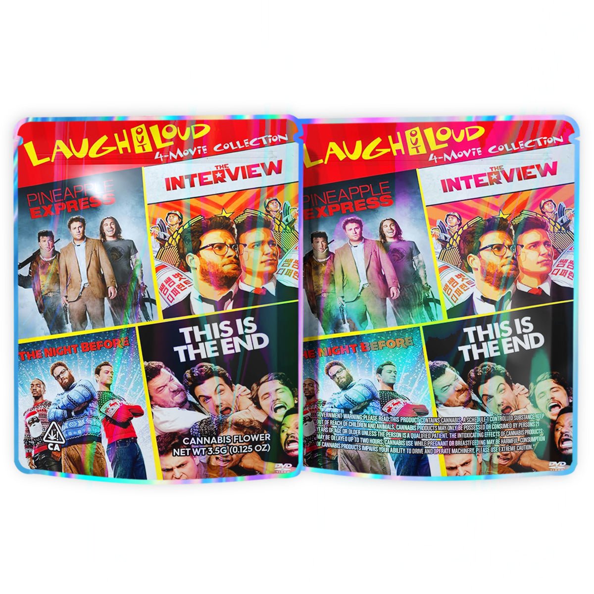 Laugh Out love 3.5G Mylar Bags