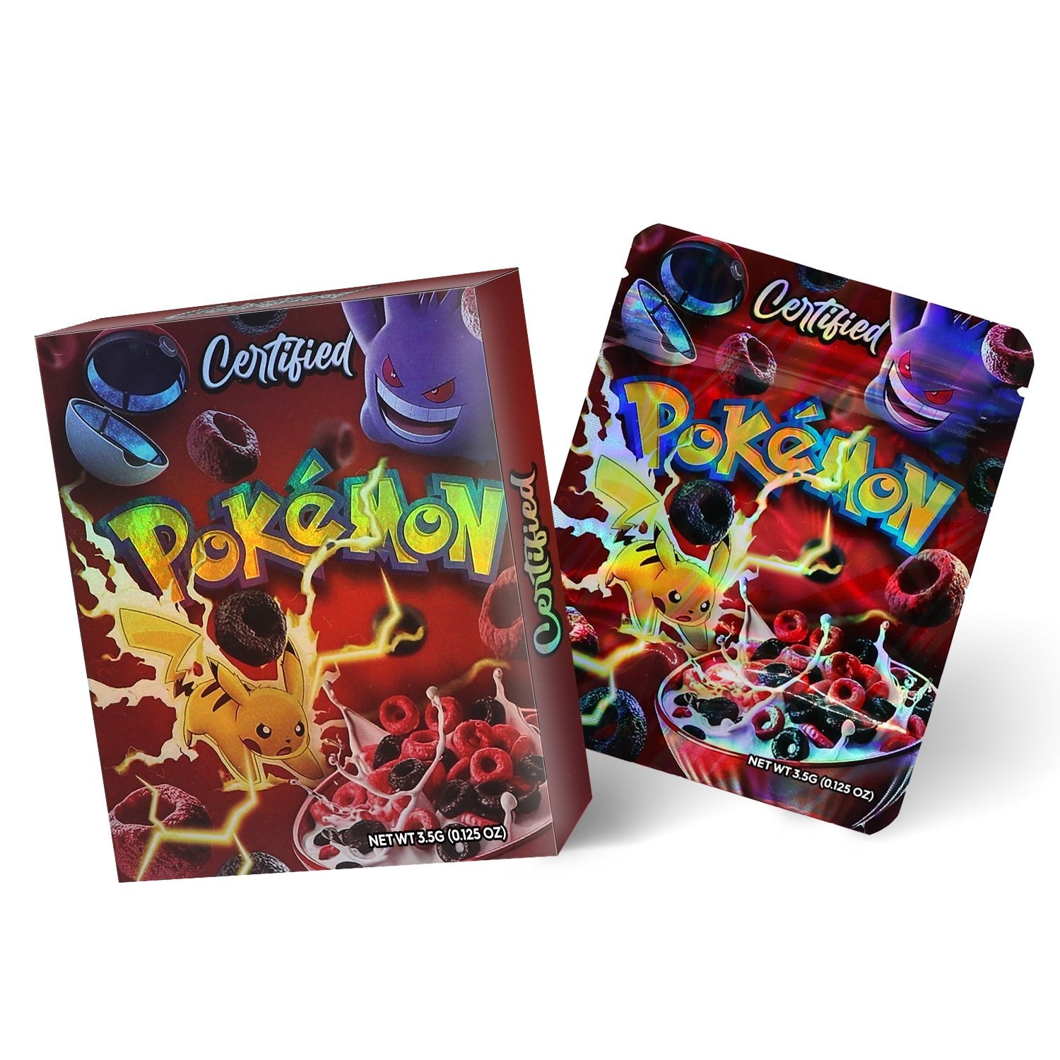 Certified 3.5G Mylar Bag With Box