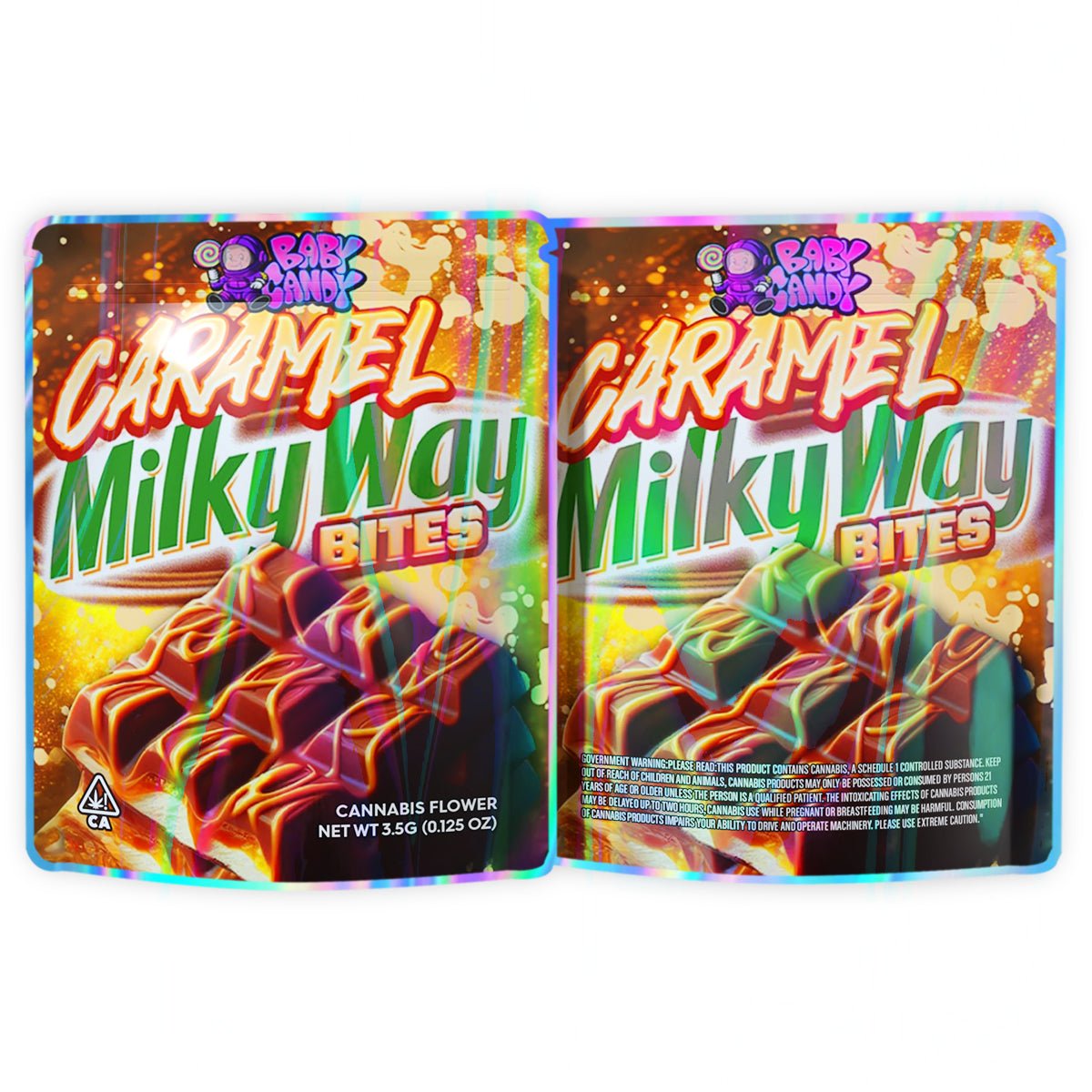 Caramel Milky Way Bites 3.5G Mylar Bags