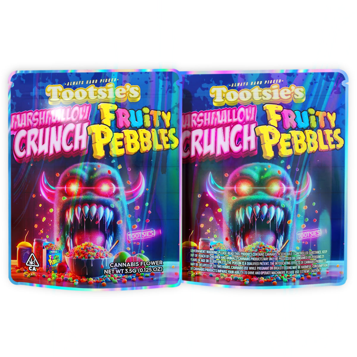 Marshmallow Crunch 3.5G Mylar Bags