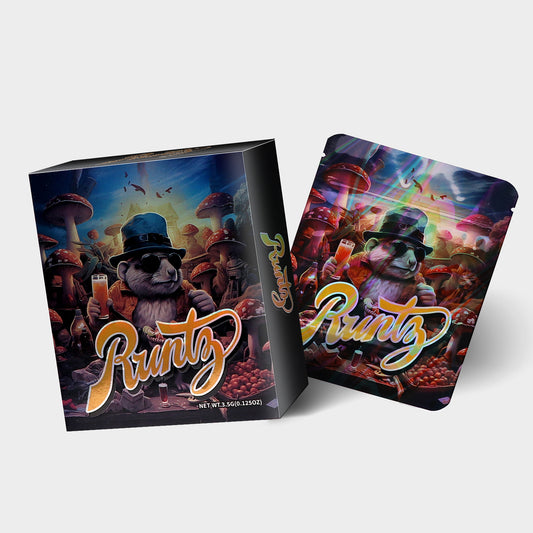 Runty A 3.5G Mylar Bag With Box