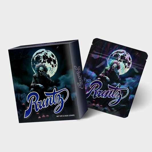 Runty E 3.5G Mylar Bag With Box