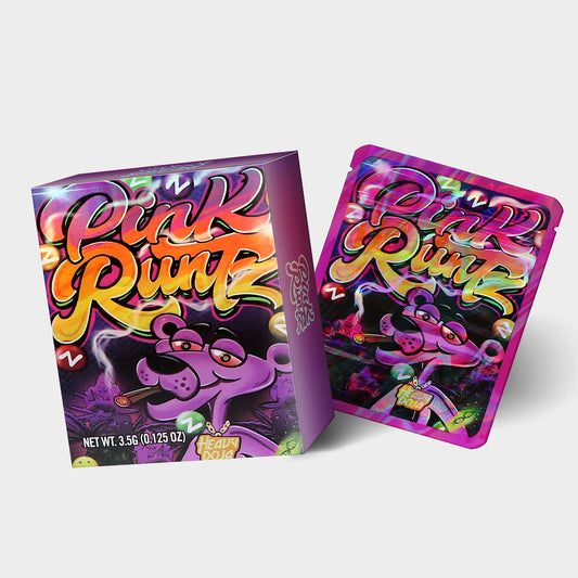 Pink Runtz 3.5G Mylar Bag With Box