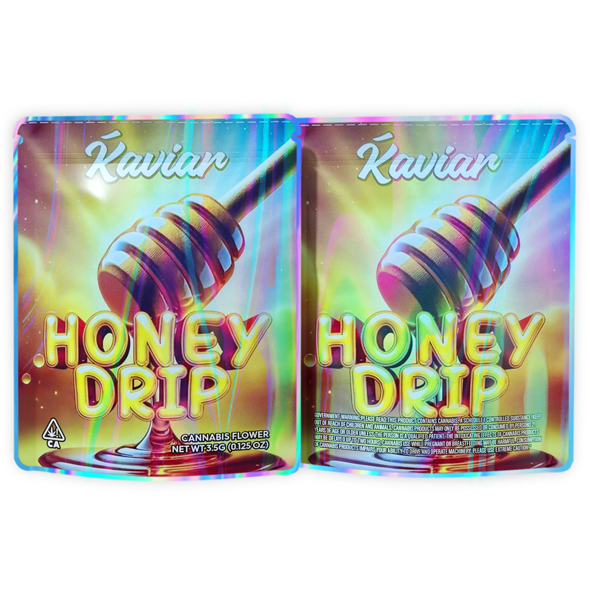 Honey Drip 3.5G Mylar Bags