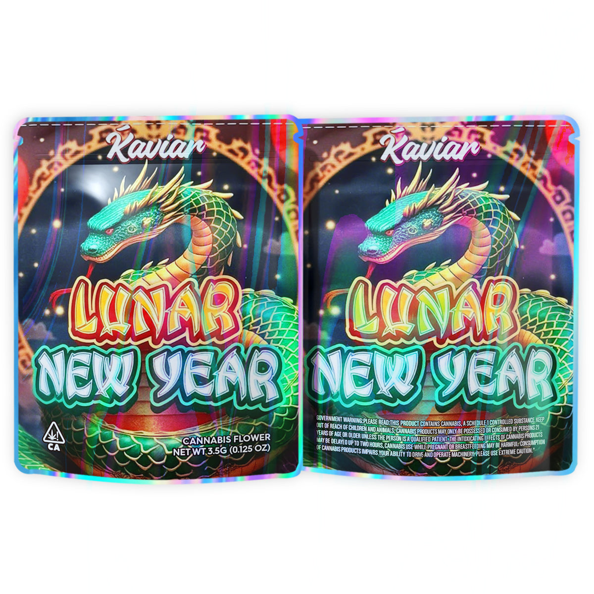 Lunar New Year 3.5G Mylar Bags