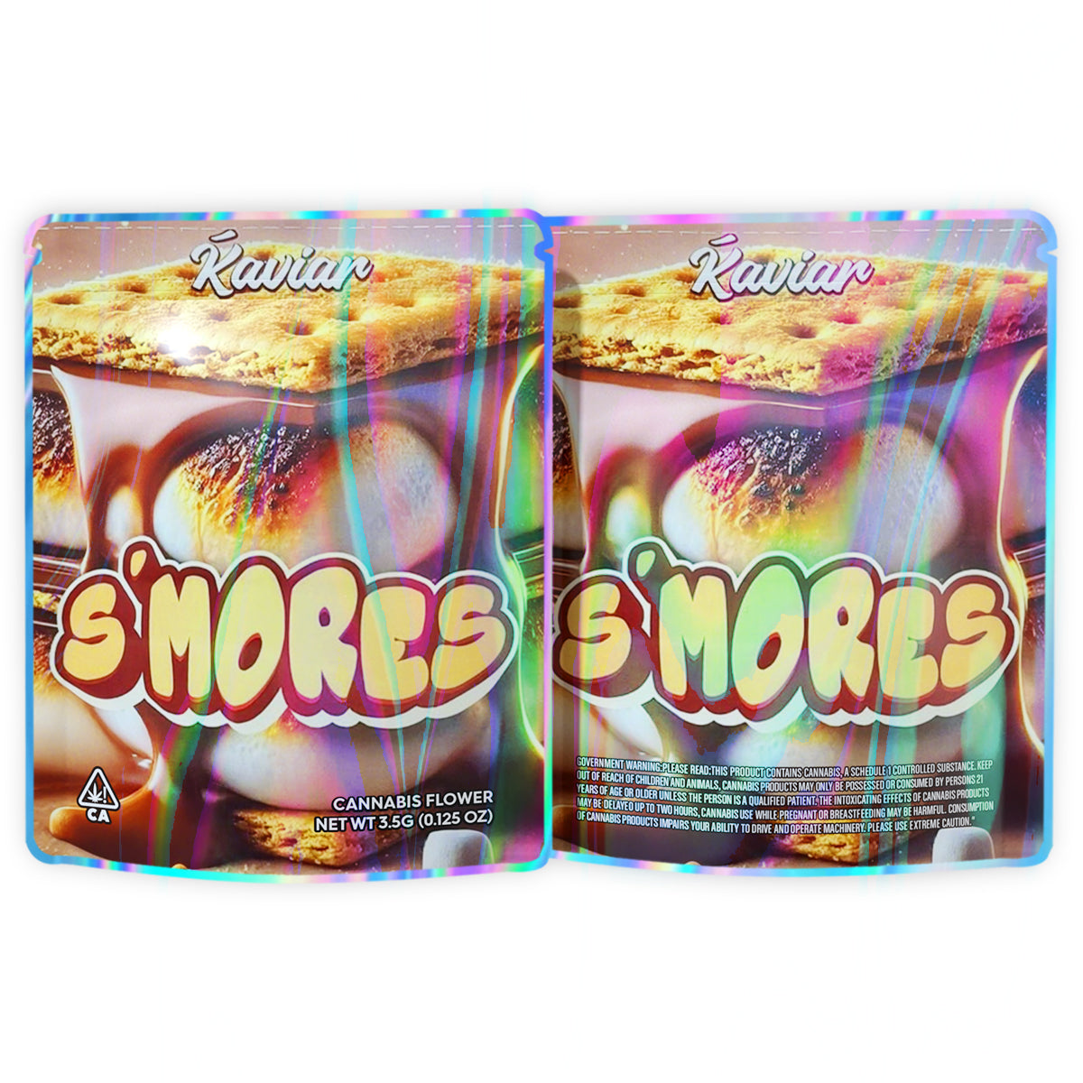 Smores 3.5G Mylar Bags