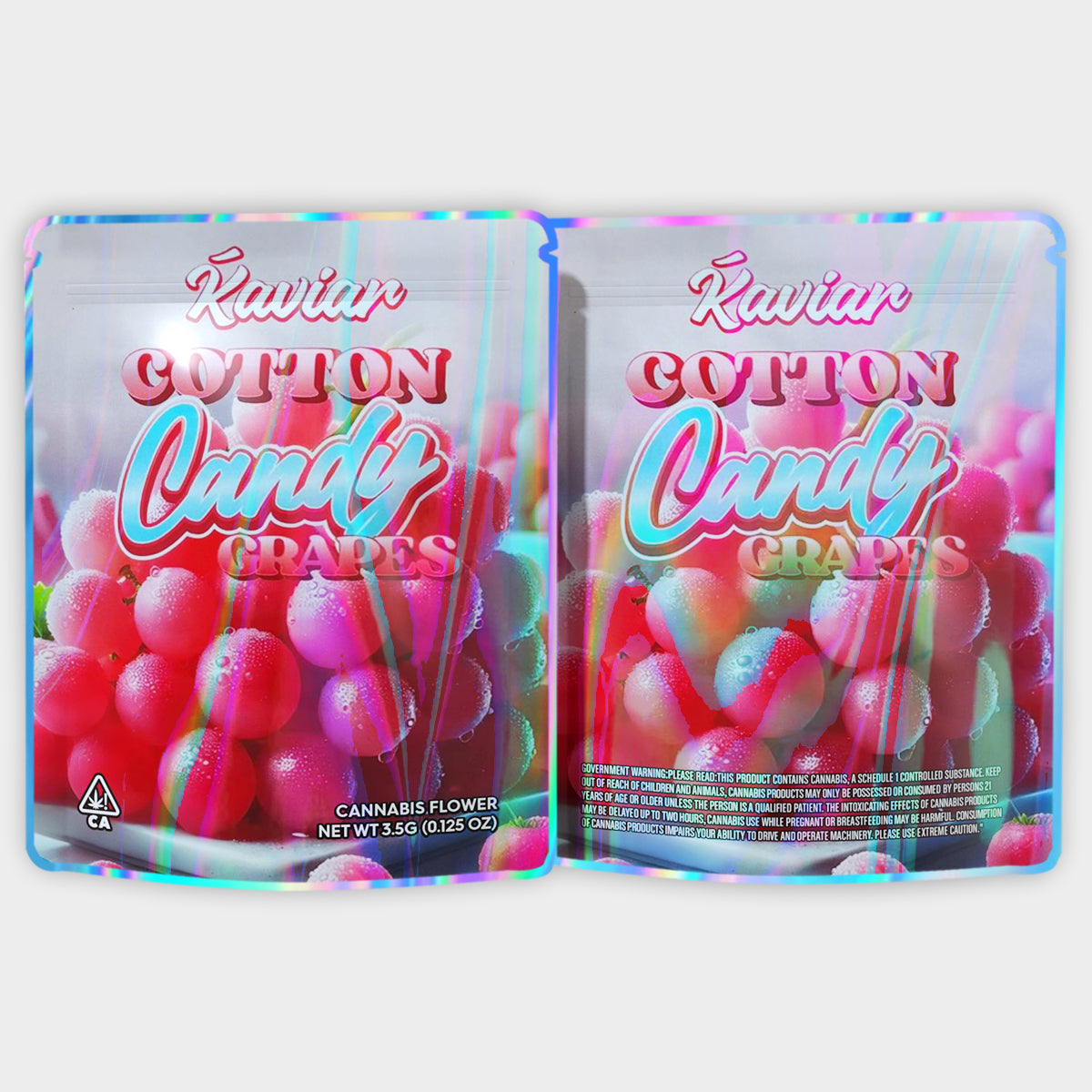 Cotton Candy Grapes 3.5G Mylar Bags