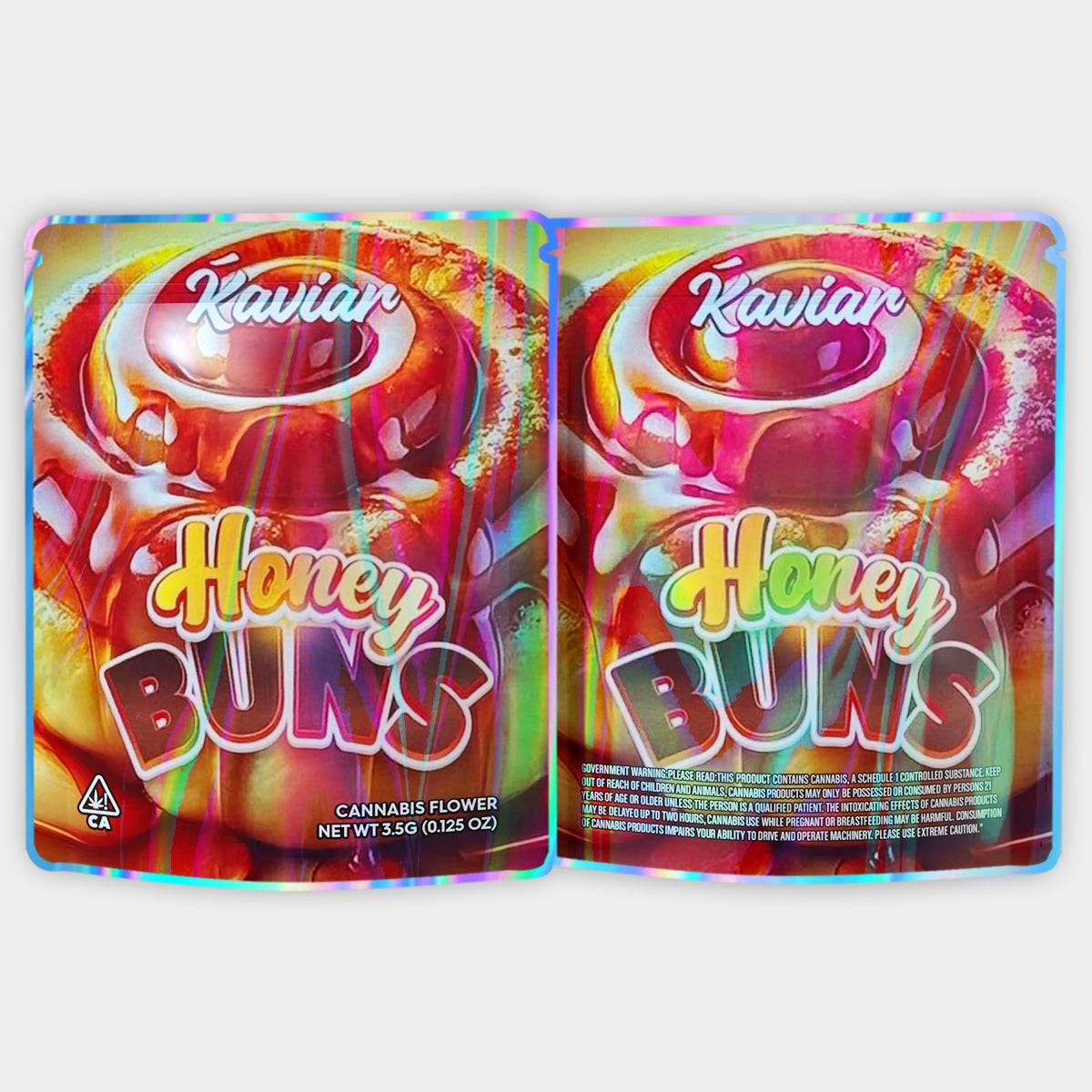 Honey Buns 3.5G Mylar Bags