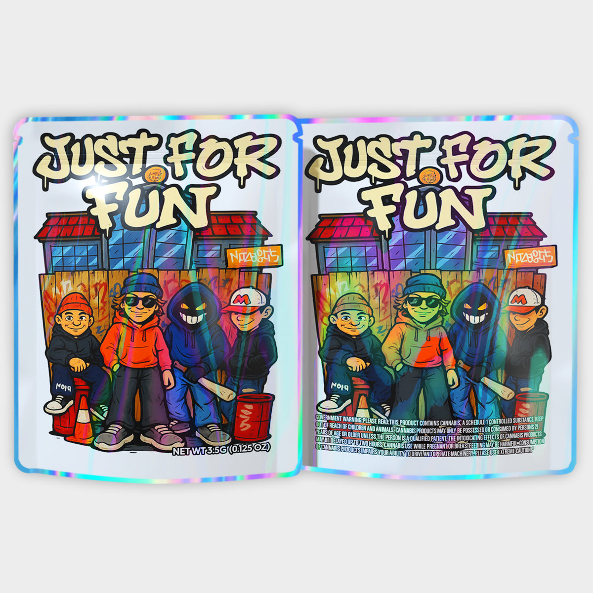 Just For Fun 3.5G Mylar Bags