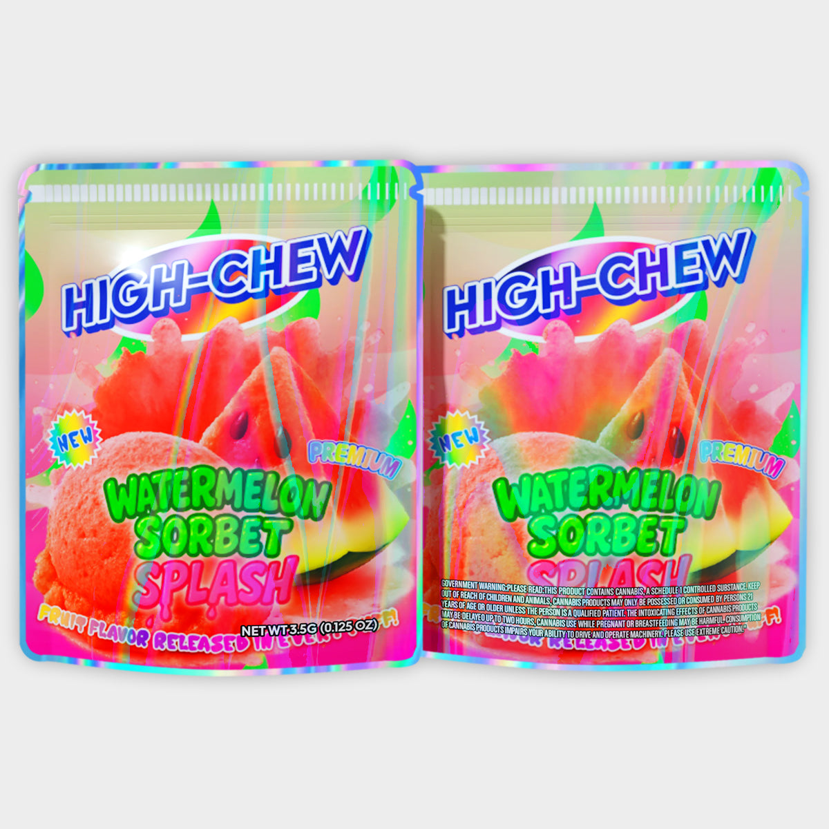 High Chew Watermelon Sorbet Splash 3.5G Mylar Bags