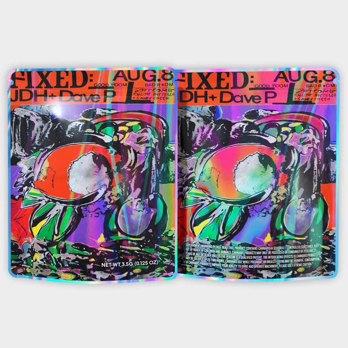 Dave 3.5G Mylar Bags
