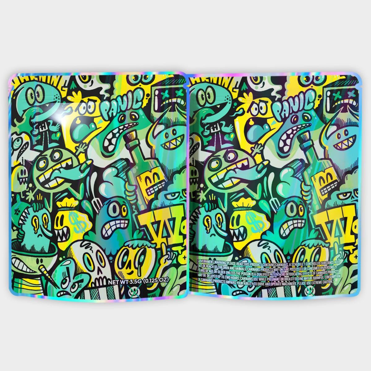 Panic 3.5G Mylar Bags