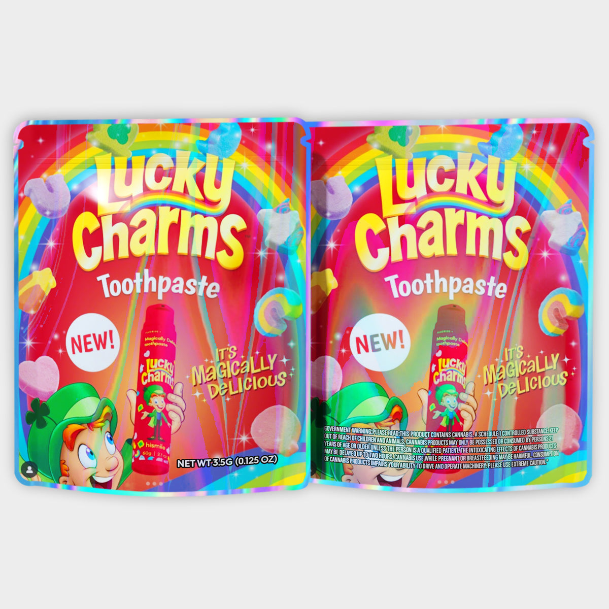 Lucky Charms Toothpaste 3.5G Mylar Bags