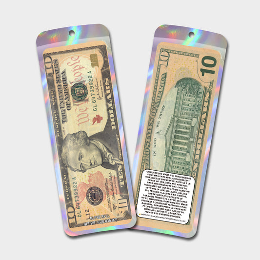 $10 1G Labeled Pre-Roll Mylar Bags