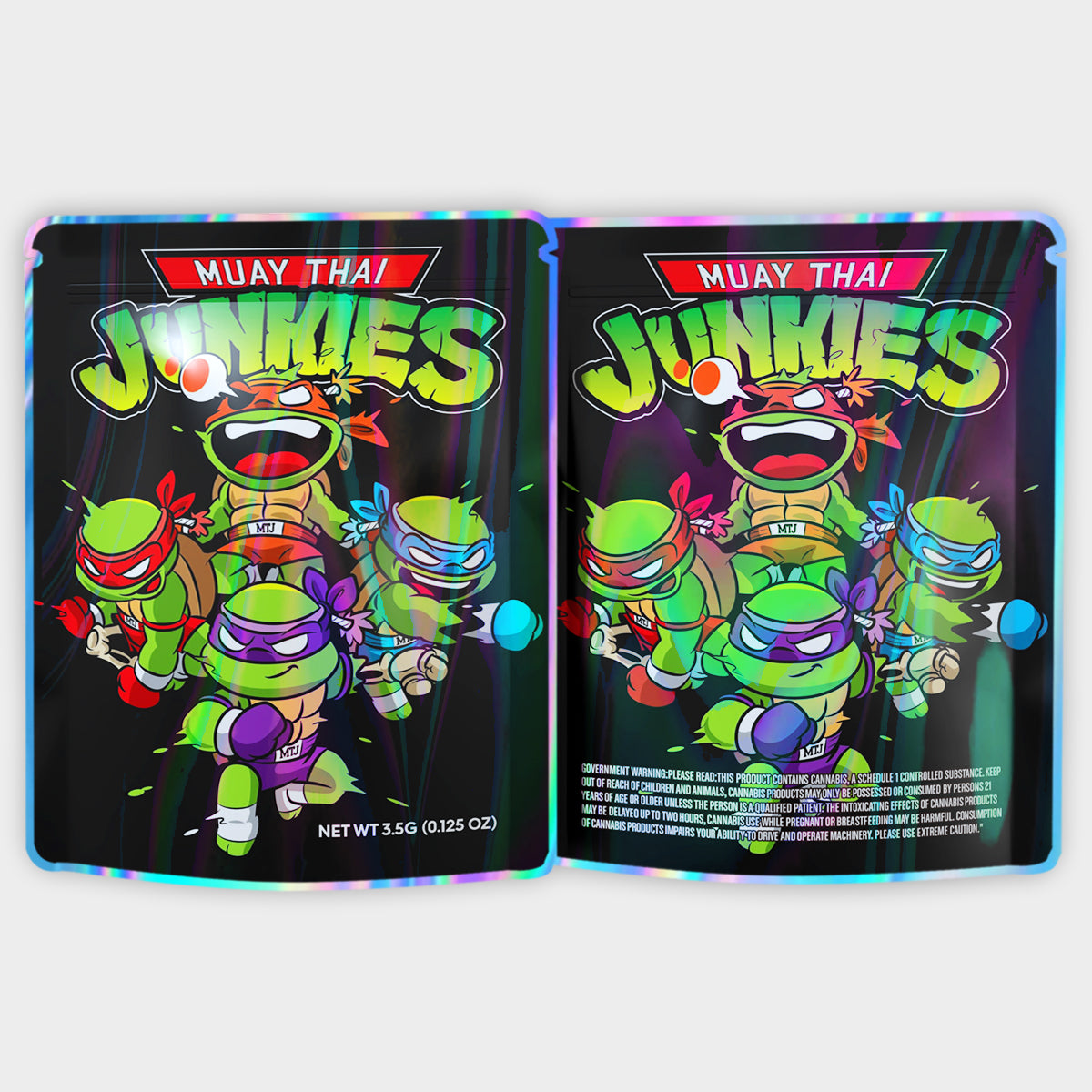 Muay Thai Junkies 3.5G Mylar Bags