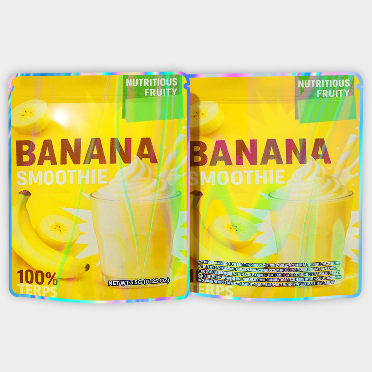 Banana Smoothie 3.5G Mylar Bags