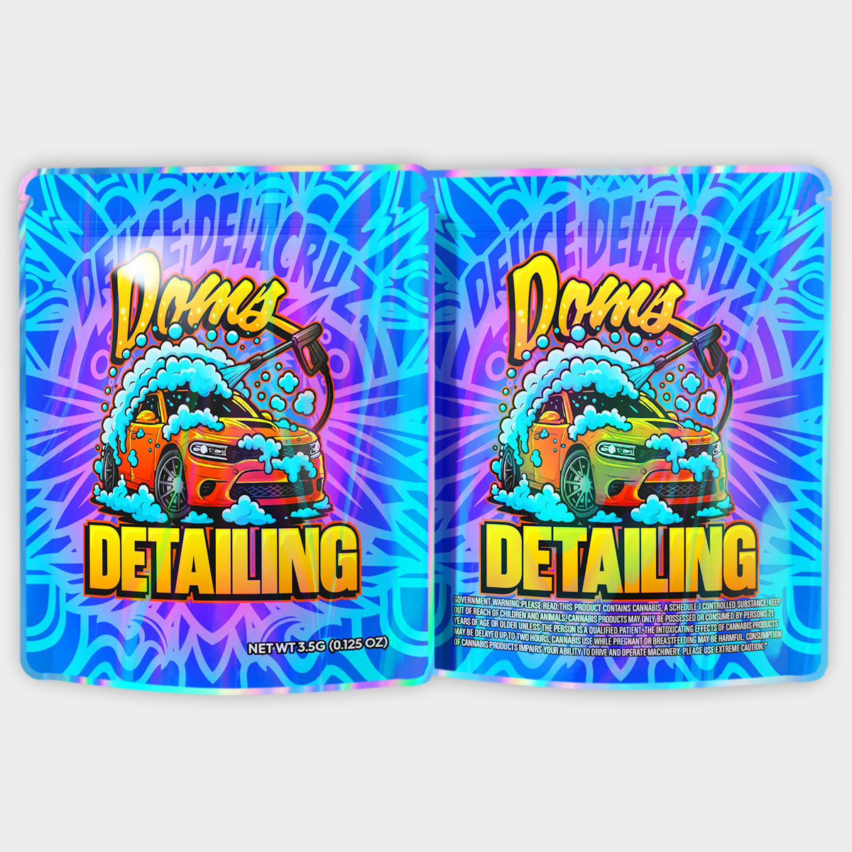 Dome Detailing 3.5G Mylar Bags