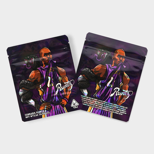 Runty 3.5G Mylar Bags
