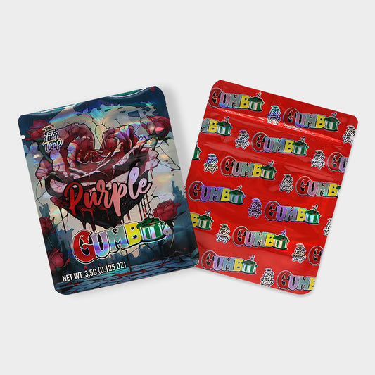 Gumb Purple 3.5G Mylar Bags