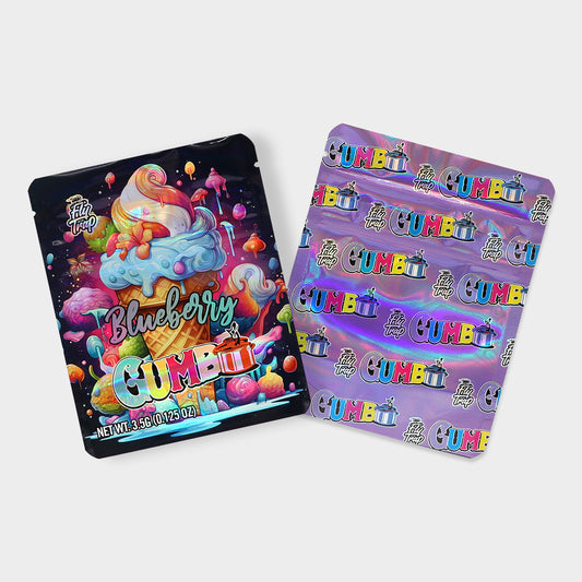 Gumb Blueberry 3.5G Mylar Bags