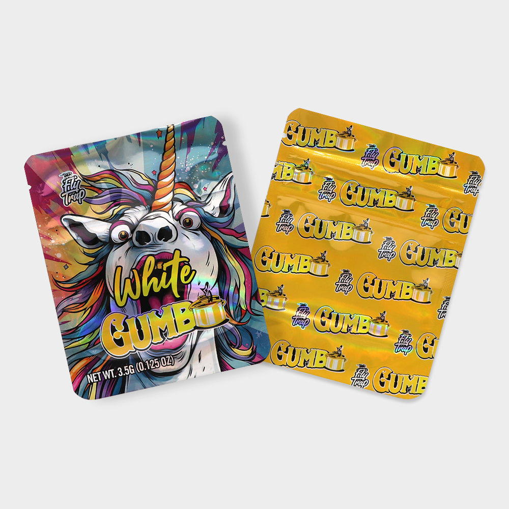 Gumb White 3.5G Mylar Bags