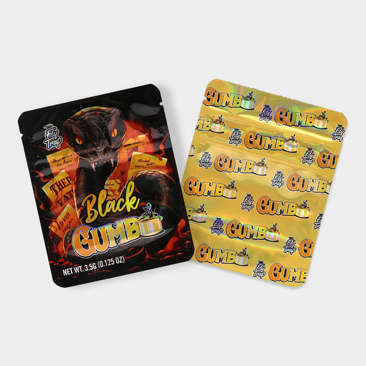 Gumb Black 3.5G Mylar Bags