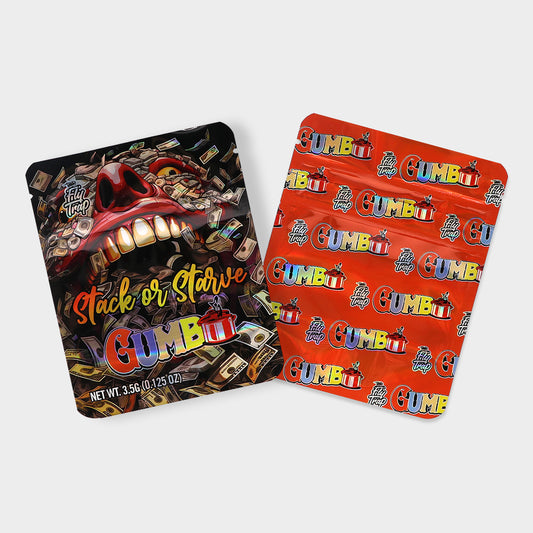 Gumb Stack Or Starve 3.5G Mylar Bags