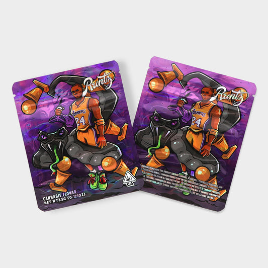 Runty Lakers 24 3.5G Mylar Bags