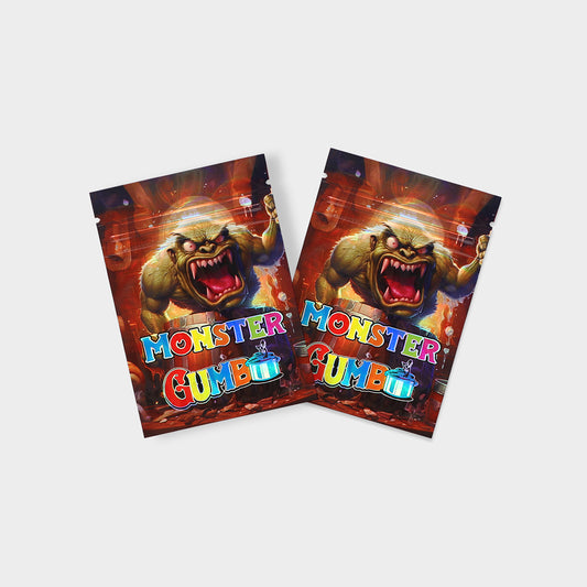 Monster Gumb 1G Mylar Bags