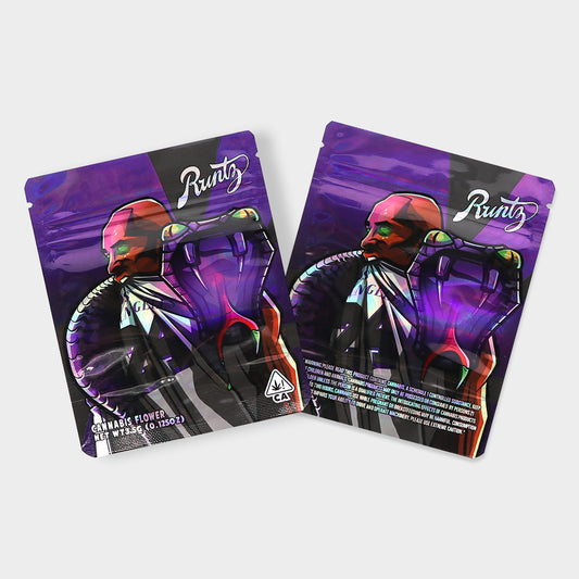 Runty 3.5G Mylar Bags