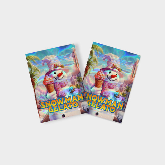 Snowball Gelato 1G Mylar Bags