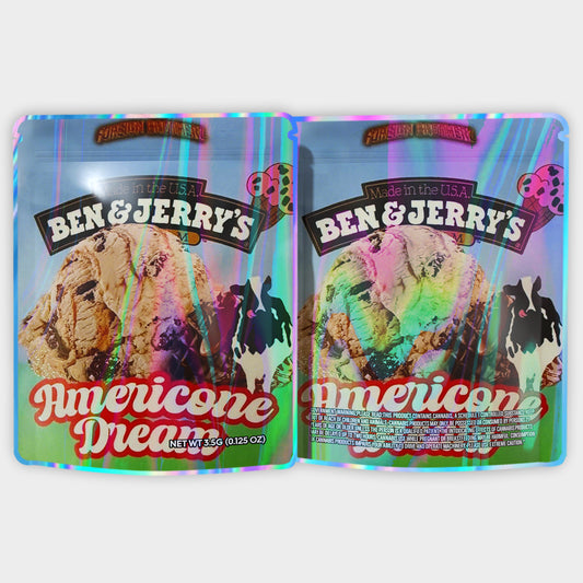Ben & Jerry's Amerione Dream 3.5G Mylar Bags