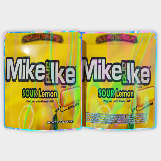 Mike Puelke Sour Lemon 3.5G Mylar Bags