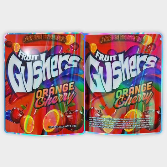 Fruit Gushers Orange Cherry 3.5G Mylar Bags