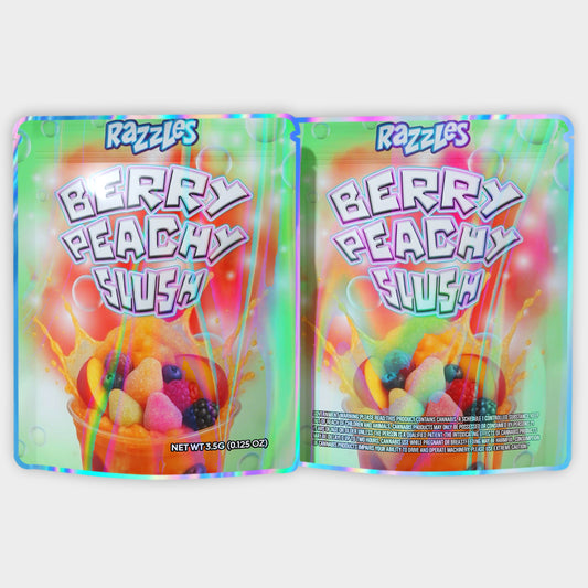 Razzles Berry Peachy Slush 3.5G Mylar Bags