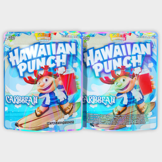 Hawaiian Punch Caribbean 3.5G Mylar Bags