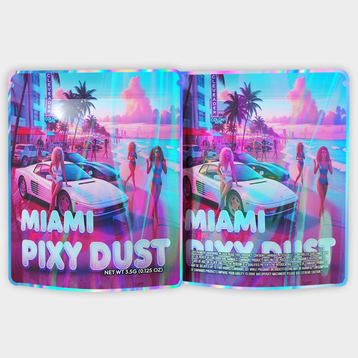 Miami Pixy Dust 3.5G Mylar Bags