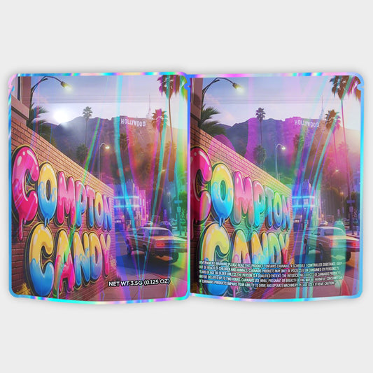 Hollywood Compton Candy 3.5G Mylar Bags