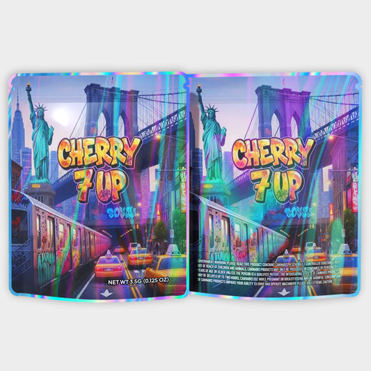 Cherry 7 Up 3.5G Mylar Bags