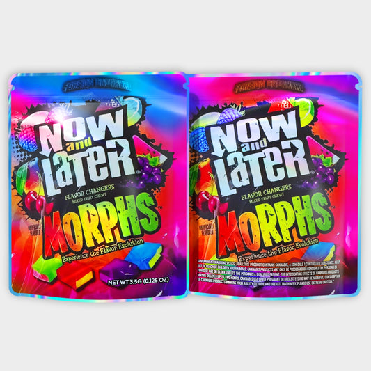 Now And Later Morphs 3.5G Mylar Bags
