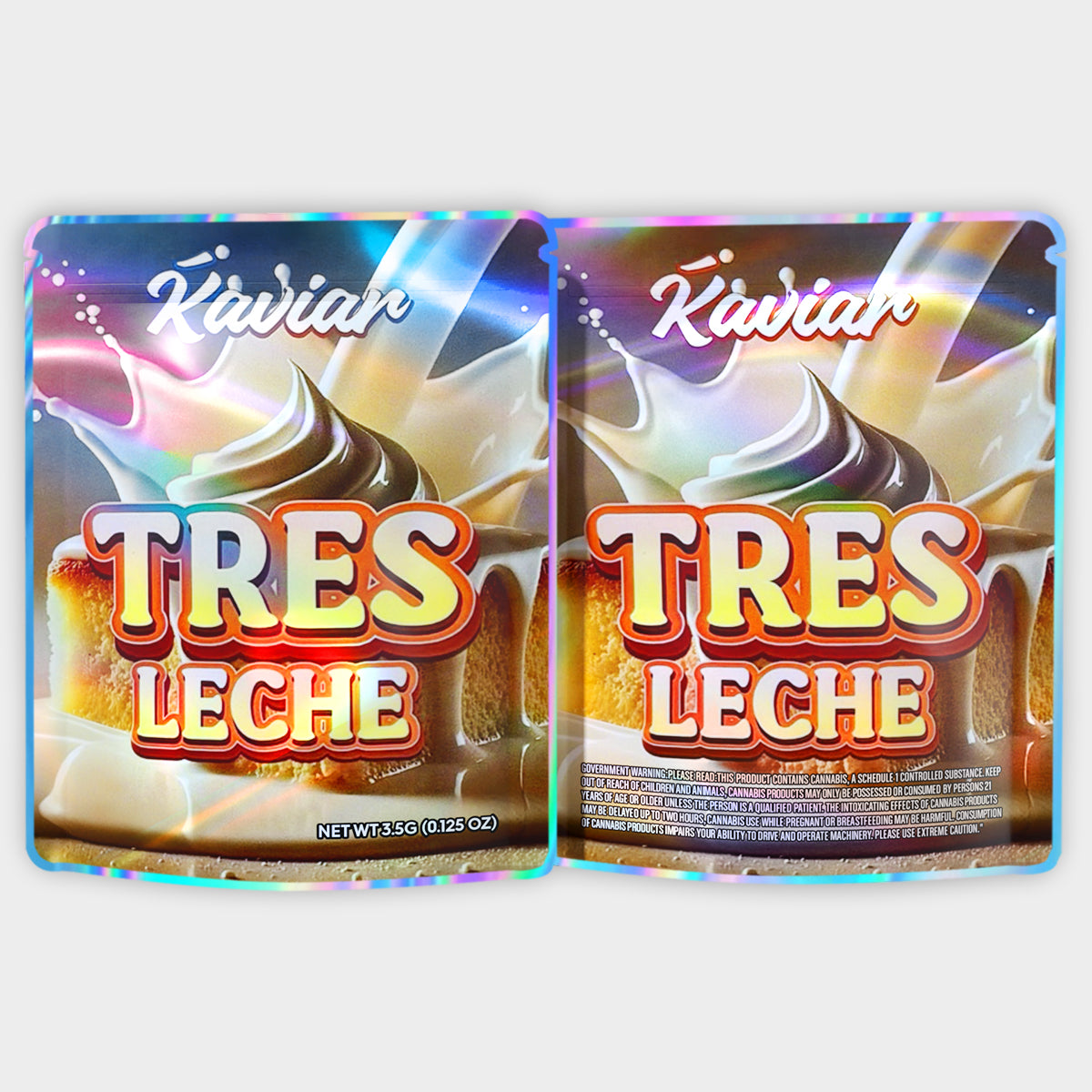 Kaviar Tres Leche 3.5G Mylar Bags