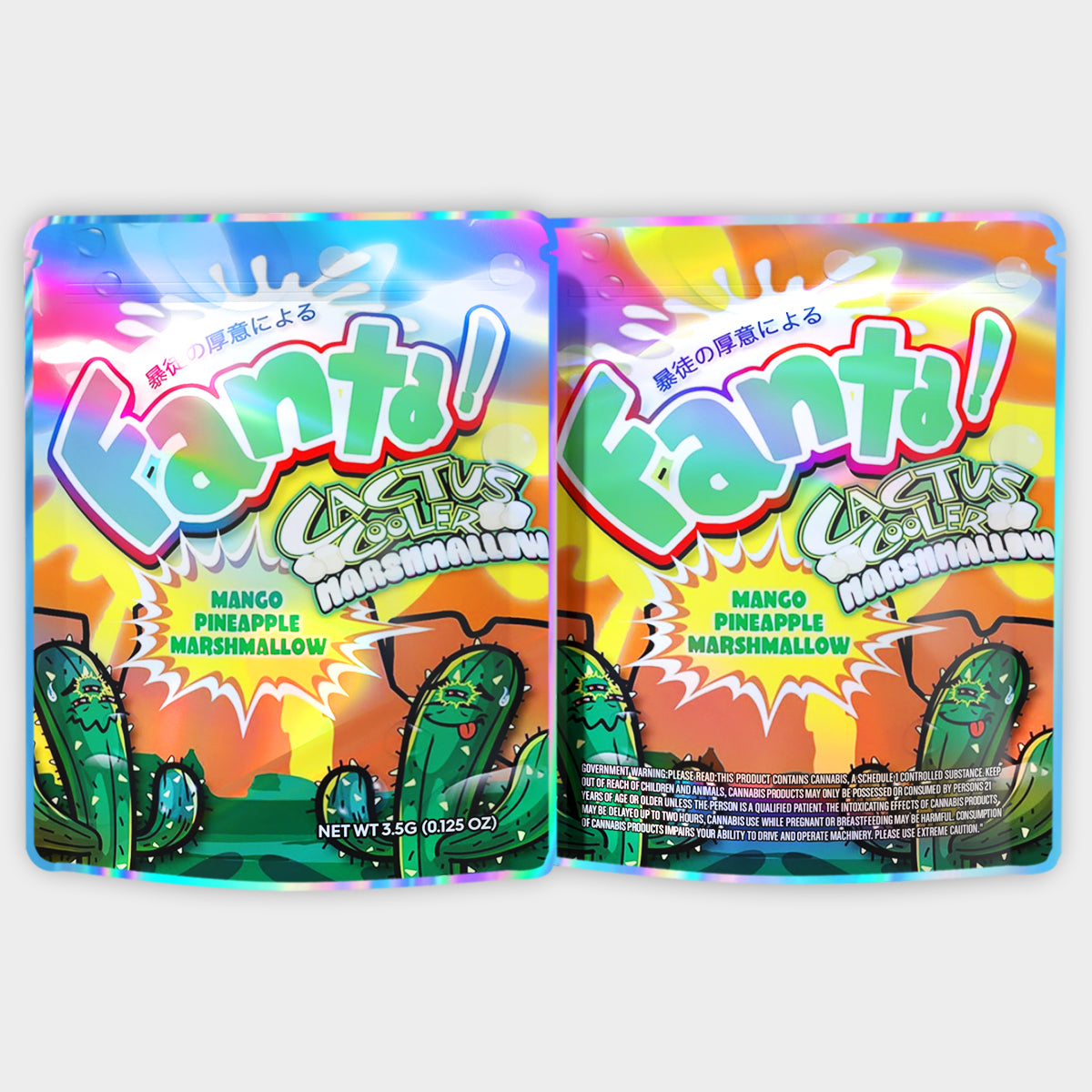 Fanta Cactvs Cooler Marshmallow 3.5G Mylar Bags