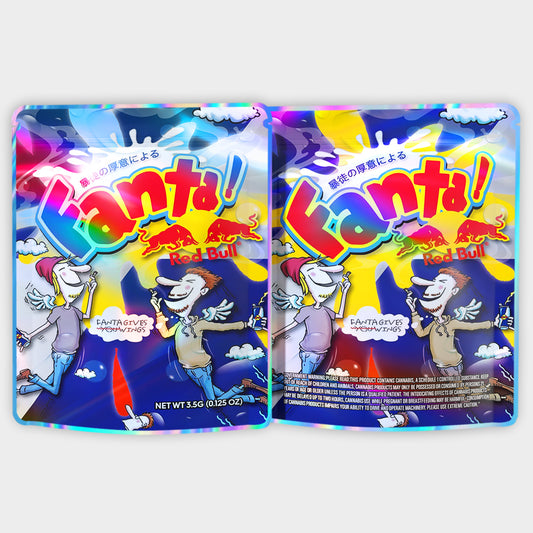 Fanta Red Bull 3.5G Mylar Bags