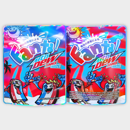 Fanta Mtn Dew Summer Freeze 3.5G Mylar Bags