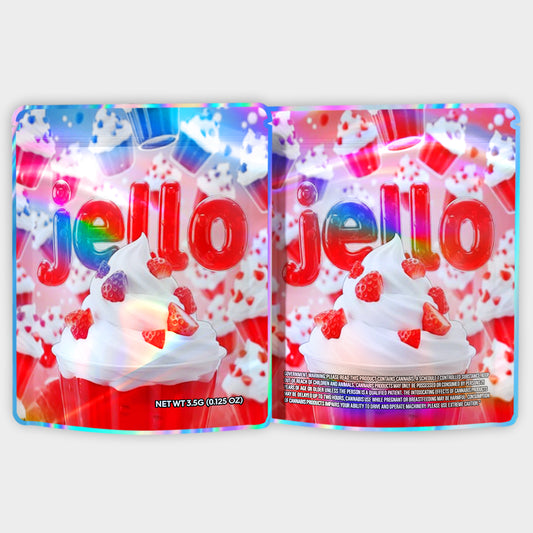 Jello 3.5G Mylar Bags