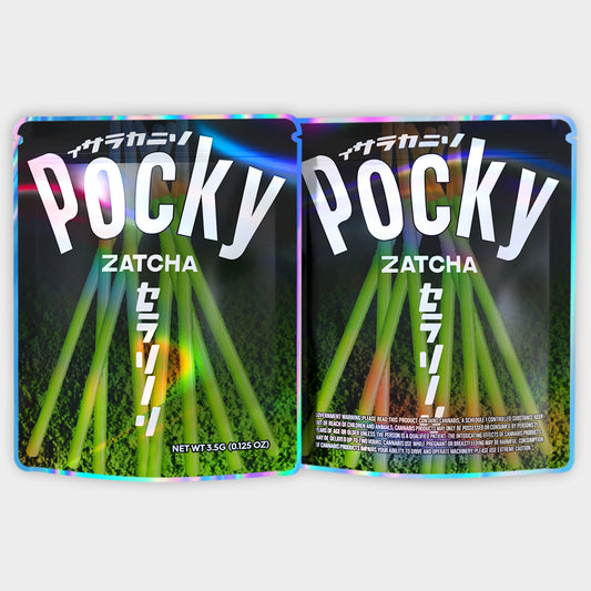 Pocky Zatcha 3.5G Mylar Bags