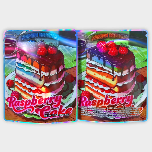Raspberry Cake 3.5G Mylar Bags