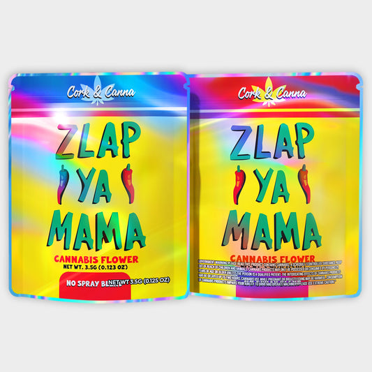 Cork & Canna Zlap Ya Mama 3.5G Mylar Bags